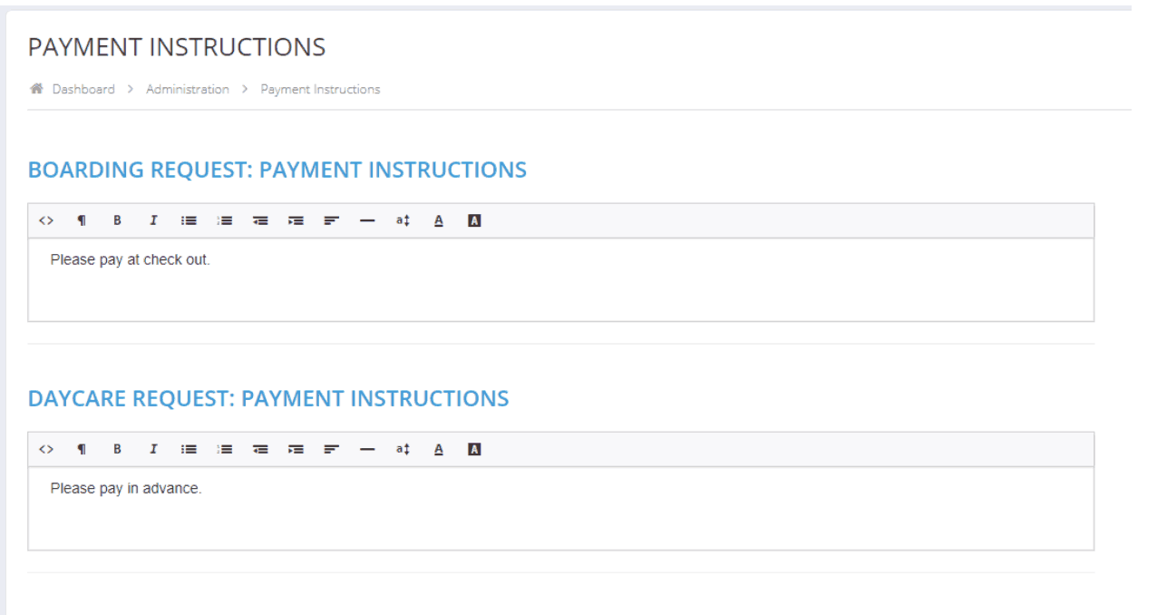 How do I setup payment instructions and Methods of Payment that are not integrated with Payment Processor? 13